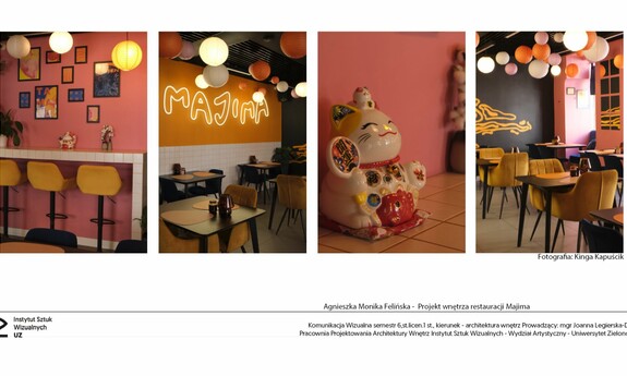 Pracownia Projektowania Architektury Wnętrz, mgr Joanna Legierska-Dutczak