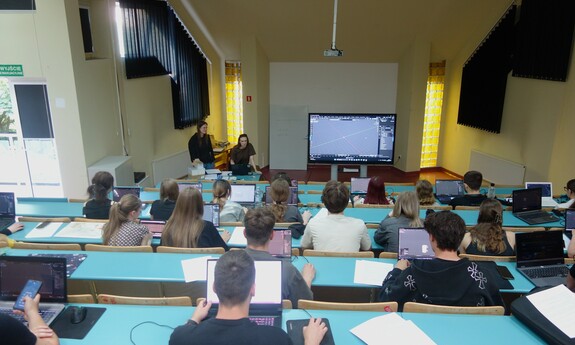 Warsztaty modelowania 3D i wizyta gości z Akademii Sztuki w Szczecinie